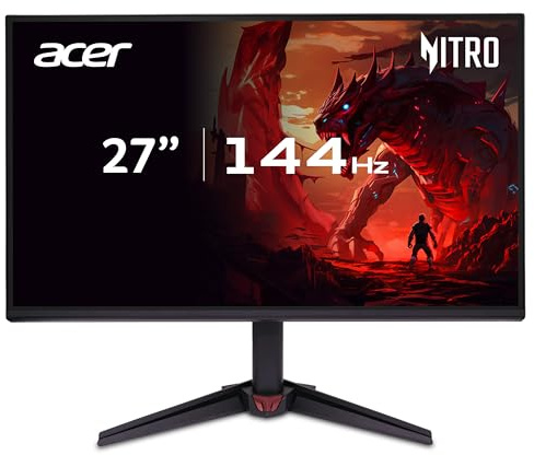 Acer Nitro VG270U P6 Gaming Monitor 27 Zoll (69 cm Bildschirm) WQHD, IPS, 144Hz, 1ms(VRB), DP 1.4, 2xHDMI 2.0, FreeSync