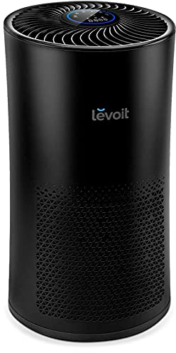 LEVOIT Luftreiniger mit CADR 400m³/h für große Räume, Luftfilter gegen Staub Pollen, Air Purifier Raumluftreiniger mit Luftqualitätssensor Auto Schlafmodus Timer für Allergiker Raucher