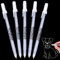 PROUSKY 7 Pieces White Highlight Pen for Drawing, Smooth 0.8mm Fine Point Highlight White Pens, Art Design Supplies Sketching Pens for Drawing, Black Paper, Card Making, Back to School Supplies