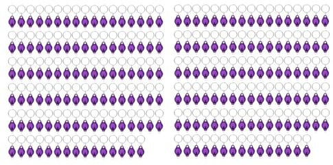 ISTOVO Paquete de 200 Linterna de LED, Linterna de UV de 395 NM, de Linterna de Luz UV,