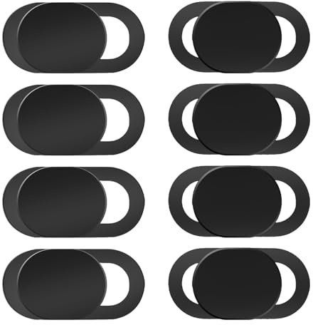8 Stück Webcam Abdeckung, Cover Kamera Laptop, Dünne Webcam Cover Abdeckung Set, Laptop Zubehör für Smartphone, PC, MacBook, Handyzubehör, Schutz Ihrer Privatsphäre
