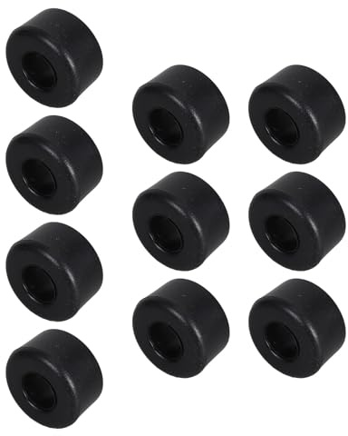 Happyyami Amortiguadores de Goma PU para Patines de Cuatro Ruedas, Set de 10 Piezas Hardware para Patinetas, Ideales para Entrenamiento y Patinaje Urbano