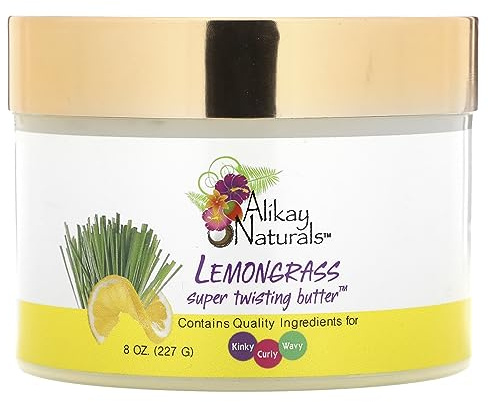 Alikay Naturals Lemongrass Super Twisting Butter 8 oz
