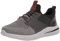 Skechers Men's Delson 3.0-Cicada Knitted Bungee lace Slip on, Grey Black, 7.5 UK