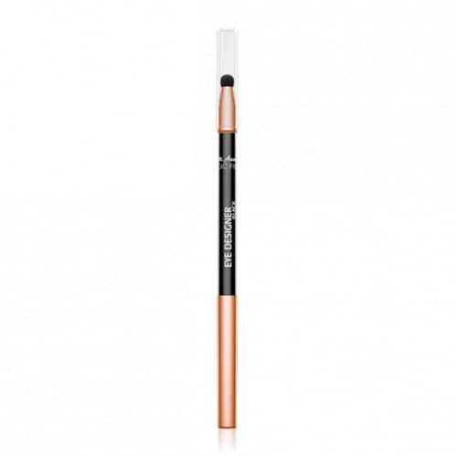 M. Asam MAGIC FINISH EYE DESIGNER Black (0,28 g) – wasserfester Eyeliner für ein langanhaltendes & farbintensives Ergebnis mit integriertem Schwämmchen für einfaches Verblenden, Augen Make-up