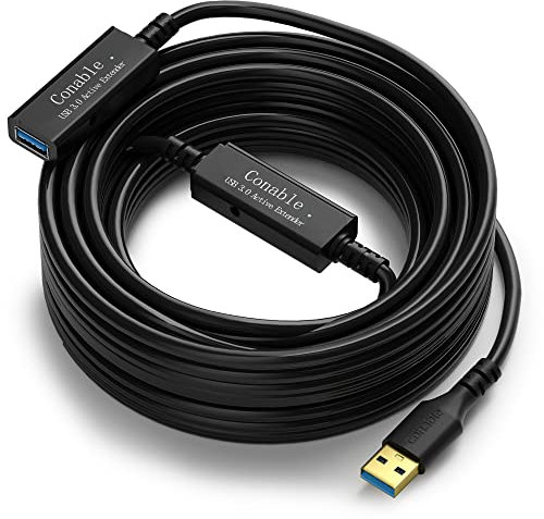 USB Extension Cable 35 FT, Active USB 3.0 Extender Cord, 22AWG Power Wire