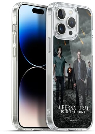 Head Case Designs Officially Licensed Supernatural Season 12 Group Key Art Gel Case [Military Grade Protection] Compatible with Apple iPhone 13 Pro Max and Compatible with MagSafe