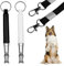 ZUOQIANG 2 Stück Hundepfeife Rütter Rückruf, Hundepfeife Hochfrequenz Lautlos, Hundepfeife Rückruf, Erziehungshilfen für Hunde, Hundepfeifen mit Lanyard