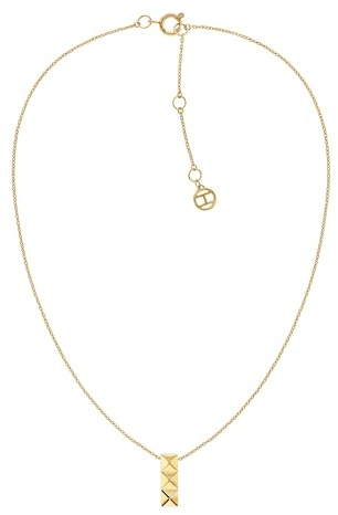 Tommy Hilfiger Jewelry Collana con Pendente da Donna in Oro Giallo - 2780913