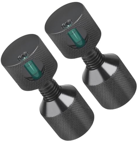 Strumento di posizionamento della flangia con perni ergonomici a due fori progettato per un uso efficiente con flange (nero2pcs)