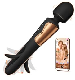 Wand Vibromasseurs Feminin Tapotements & Double Vibration Sex Toys