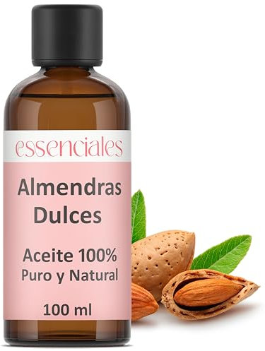 ESSENCIALES - Aceite de Almendras Dulces 100% Puro y Natural Hidrata y Mima tu Piel - 100 ml