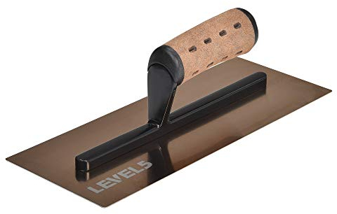 LEVEL5 30,5 x 12,1 cm 0,7 mm Trockenbaukelle | dreifach gehärteter Edelstahl, schlagfester Griff | Sheetrock Gyprock Wandplatte Gipskarton | 4-971