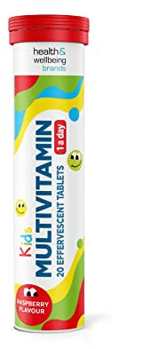 Kids Effervescent Multivitamins - Multivitamin Tablets - Complete One a Day Supplements for Children - 20 Per Tube (1)