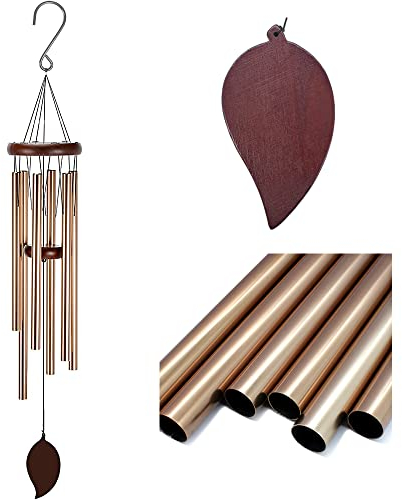 LIUCONGBD Windspiel für Garten, 78cm Windspiele für Draußen Hängend, 6 Rohre Metall Wind Chimes Klangspiel zum Aufhängen für Draußen, Klangspiel, Heimdekoration, Geschenke