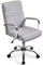 Yaheetech Schreitischstuhl ergonomisch Bürostuhl mit Armlehnen Home-Office Stuhl Drehstuhl mit Rollen Arbeitsstuhl mit Rückenlehne für Büro/Arbeitszimmer Hellgrau