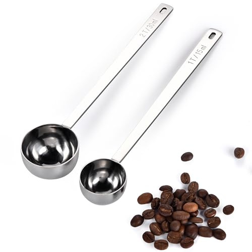 U-Taste Kaffeskopor 18/8 i Rostfritt Stål Set med 2 (15&30ml, Silver)