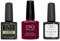 CND Shellac Bundle: Wear Extender Base Coat, No-Wipe+ Top Coat and Signature Lipstick - Perfect Combination for Long-Lasting Shine and Colour Intensity