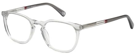 Botaniq Quadratisch Azetat Brillen in Grau für Herren, Brille mit Sehstärke, optional mit Sonnenbrillen tönung oder Blaulichtfilter (Modell BIO-1070-108)