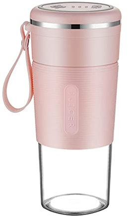 Smoothie Maker – fruktjuicemaskin, anpassad logotypjuicer | 300 ml personlig smoothie-mixer, uppladdningsbar bärbar mixerkopp med inbyggt batteri, perfekt för resor, gym, arbete, bekväm rengöring