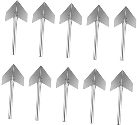 Mikikit Set 10 Pezzi Cazzuole da Angolo in Acciaio Inossidabile Lame Affilate e Superfici Lisce per Lavori di Stucco e Intonaco