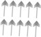 Mikikit Cazzuola Angolare Esterna in Acciaio Inossidabile Utensile Angolare Per Cartongesso 10 Pezzi Per Stuccatura Di Cemento E Riparazione Di Pareti
