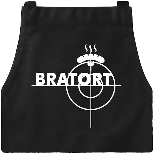 XCSJKJ Grillschürze für Männer mit Bratort, Kochschürze Herren Schürze lustig, mit 4 Tasche Grill Schürze für Männer Küchenschürze Herren, Personalisiert Geschenkideen BBQ Bratort