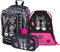 Baagl Schulrucksack Set Mädchen 3 Teilig - Schultasche ab 3. Klasse - Grundschule Ranzen mit Brustgurt - Ergonomischer Schulranzen (Turnschuhe)