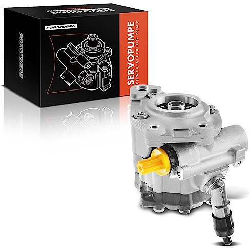 Frankberg Servopumpe Hydraulikpumpe Lenkung ohne Riemenscheibe Kompatibel mit A6 4F2 4FH 4F5 C6 4.2L 2006-2011 Replace# 4F0145155K