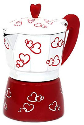 AWANG Olla Clásica De Aluminio Moka, Cafetera para Espresso En La Estufa, Cafetera Italiana, Cafetera De Estufa, Cafetera Exprés Cafetera Clásica para Placa De Inducción (150ML)