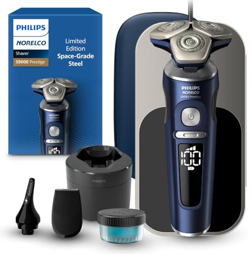 Philips Norelco S9000 Prestige Electric Shaver, Limited Edition, Blue