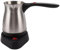 Fabater 600W Elektrische Türkische Kaffeemaschine, 500 Ml Griechische Türkische Kaffeemaschine Maschine Elektrische Kanne, Edelstahl-Kaffeemaschine mit Klappbarem Griff, Türkei-Kaffeekanne