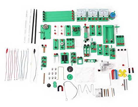 Elektronik Experimentierkasten, 2368-10 Strom & Magnetismus Set mit 50+ Versuchen, Lernspielzeug für Schüler, Inklusive Voltmeter, Solarpanel, Motoren (Batterien nicht enthalten)