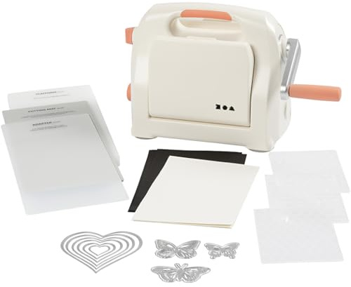 Starter Kit - macchina per fustelle ed embossing, A5 15,5x21 cm, larghezza massima del foglio 15,5 cm, 1set