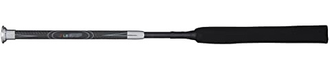 LeMieux Le Grip Pro Baton Horse Whip in Black with Comfortable Grip Handle, Suede Covered Gel End Pad for Jumping & General Purpose - 60 cm