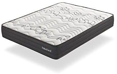HÄUSBED Colchón 90X190 Colchón Viscoelástico NYMAN | Altura 20 cm | Doble Cara Viscosoft + Eliocell | Núcleo HR Air Confort Alta Densidad | Tejido Stretch 250g | Firmeza Media Alta
