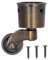 Gsycle Rollen Räder, Räder für Möbel Rollen Set von 4 Caster Cups Heavy Duty Antike Rollen Möbel Räder Stuhl Rollen Tischbeine mit Rädern für Kabinett Klavier