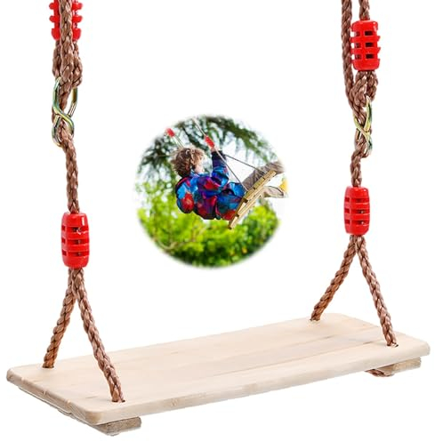 Forhome Arrampicata Corda Altalena,Altalena da arrampicata per bambini,Altalena per arrampicata su corda,Corda da Arrampicata per Disco,Altalene Bimbi Swing Altezza Regolabile, da 2 metri a 100 kg