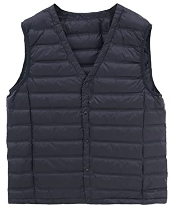 Rash Vest Mens，Tactical Vest Men，Mens Ultra Lightweight Down Vest – Packable Sleeveless Puffer Jacket For Men, V-Neck Quilted Gilet, Water-Resistant And Windproof Insulated Gilet