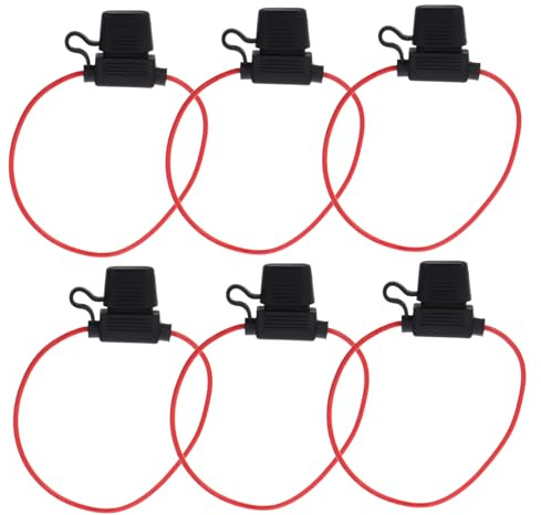 PRETYZOOM 6piezas Soporte para Circuito Automotriz Kit de Soporte de Fusibles Portafusibles Línea de Calibre de Automóviles Bloque de Fusibles para Automóvil Uso Condiciones Húmedas