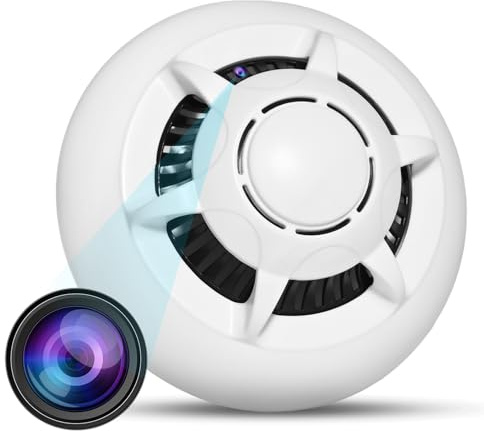 ZOGGCOX Hidden Camera Smoke Detector HD 1080P Wireless Camera Small Nanny Cam for Home Security Cameras for Home/Baby/Pet/Nanny with App Live Feed No Smoke Detector Function