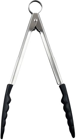 cuisipro Zange Verschließbar Silikon schwarz 24cm