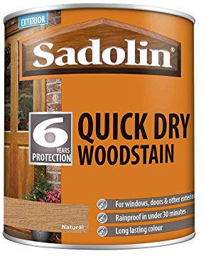 Sadolin Quick Drying Woodstain 1 litre Std Colour - Natural
