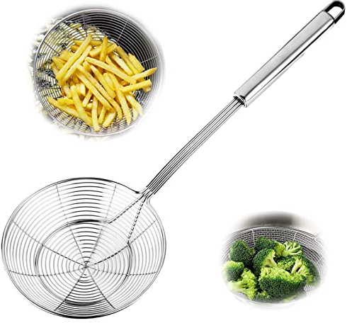 Schiumarola In Acciaio Inox Scolapasta Schiumarola Schiumarola Ragno Skimmer Cucchiaio Colino E Setaccio In Acciaio Inox Cucina Skimmer Skimmer Cucina Colino In Acciaio Inox Filtro Cucchiaio