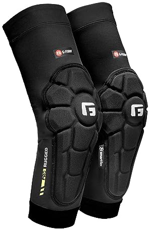 G-Form Pro-Rugged 2 MTB Ellbogenschützer - Dirt Bike Bekleidung - Ellbogenschützer - Schwarz, Erwachsene Large