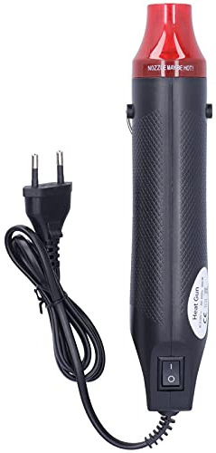 FECAMOS Mini Pistolet Thermique, Pistolet à air Chaud Portable Large Utilisation pour la Poudre en Relief(Norme européenne 230V)