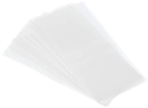 PATIKIL 62x30mm Perforated Shrink Bands, 400 Pack PVC Heat Shrink Wrap Band Fits Cap Diameter 1.38 to 1.5 Inch for Jars Cans, Clear