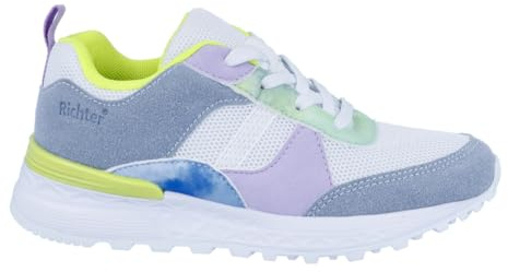 Richter Kinderschuhe Future 2 sneakers, ice/syren/vitt/LIM, 35 EU, Isyren vit lim, 35 EU Weit
