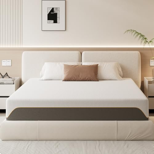 wowttrelax Matelas 140x190, Épaisseur 20 cm, Mousse à Mémoire de Forme Haute Densité, Dureté Moyenne et Rebond Élevé, Tissu Confortable et Respirant, Antibactérien et Anti-poussière, Durable