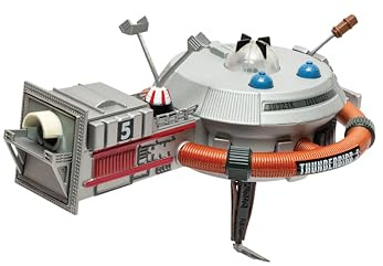 Corgi CC01501 Thunderbirds F.A.B. Collection - Modello Thunderbird 5 pressofuso, stazione spaziale dettagliata con espositore, modelli precostruiti di veicoli spaziali pressofusi da 14 anni, adulti e